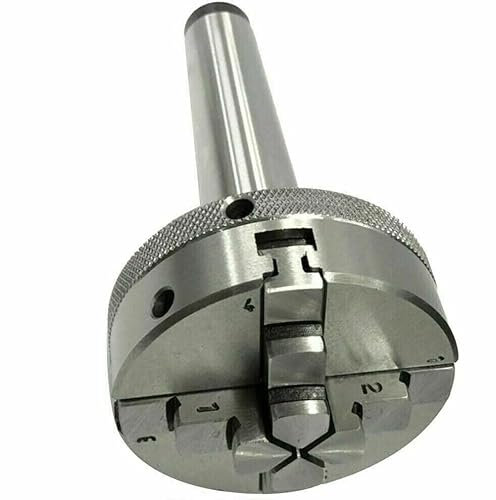 Mini mandrin de tour auto-centrant à 4 mâchoires 65 mm et timon MT3 – M12 x 1,75-Amz638