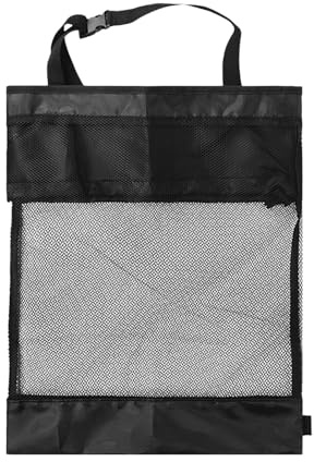 Golf-Aufbewahrungstasche – Golf-Aufbewahrungsregal | Polyester-Netz-Organizer-Taschen | Tasche schwarz | Trolley Tasche | Club Bag Rack abschließbare für Garage Keller