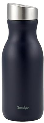 Smidge Reusable Water Bottle 350ml Winter Sky – Insulated Stainless Steel Flask for Hot & Cold Drinks, Leakproof & BPA-Free, No Metallic Taste