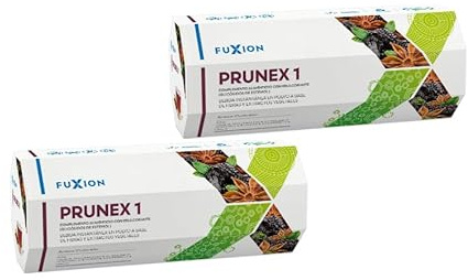 Prunex 1 Té te en polvo, sabor guindon ciruela para limpieza y desintoxicación de colon, para un tránsito intestinal óptimo (Pack 14, 70, gramo)
