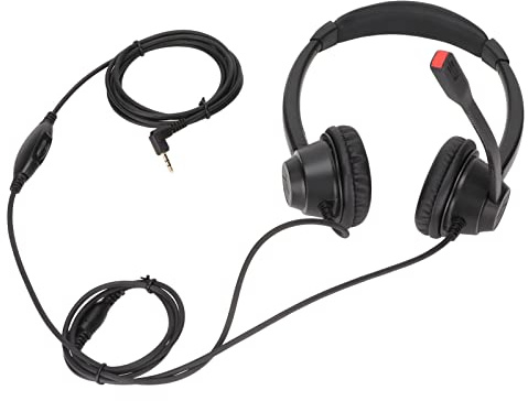 Ausla 2.5mm Jack Telephone Headset, Wired Headset with Microphone & Volume Mute Controls for Home Office, Call Center, Telemarketing