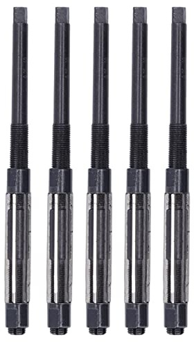 Juego de escariador manual ajustable 9SiCr 9,25-10 mm | 6 - Herramienta cortadora precisa para acero/acero troquelado/aluminio | Kit para trabajar metales de 5 piezas con