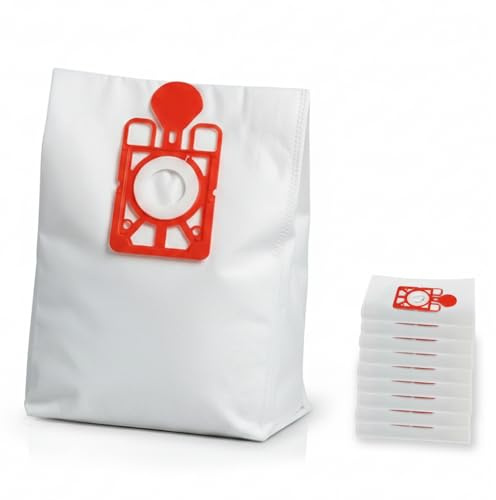 Roe Tenpo Vacuum Bags 10PK Compatible with Hetty, Numatic, James, Henry Hoover Bags | HEPA-Flo 3-Layer High Filtration, Self-Sealing, NVM-1CH Type | Superior Cleaning & Easy Dust Disposal
