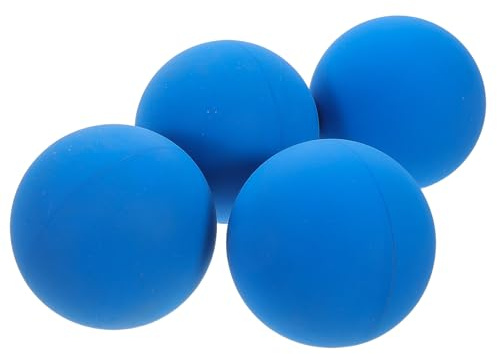 PAMINGONO Set 4 Palline da Squash in Gomma Cava Blu per Allenamento Professionale, Palla di Rimbalzo Leggera per Migliorare Coordinazione e Tempi di Reazione, Accessori Squash e Adulti