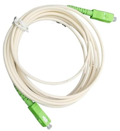 KNWHGGKCV 1 Cable de fibra óptica SC Cables de conexión 2m SC/APC-SC/APC Cable de fibra óptica monomodo Cable de conexión óptica blanca for red(2M)