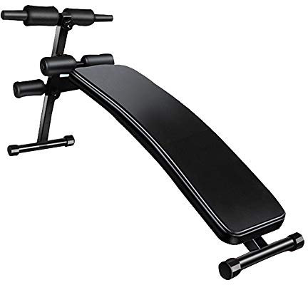 ZXQZ Trainingsbank Flachbank, Turn Sit-ups Folding Supine Brettfitnessgeräte Startseite Herren Bauchmuskeln Brett Weibliche Thin Bauch Schönheit Taille hantelbank klappbar