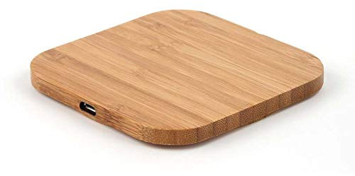 Chargeur sans Fil Effet Bois pour IPHONE X Smartphone Induction QI Bureau (Chene)