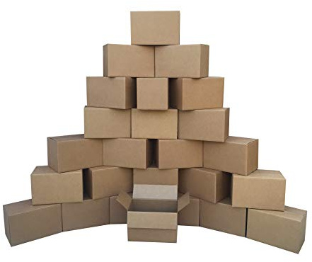 uBoxes Umzugskartons, 40,6 x 25,4 x 25,4 cm, kleine Boxen – 25 Stück