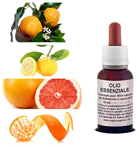 Miscela 7 AGRUMI Agrumata Con Oli Essenziali Naturali Arancio Limone Mandarino Bergamotto Pompelmo Cedro Litsea cubeba (20 ml)