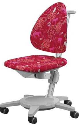 Moll Maximo Kinderschreibtischstuhl | mitwachsend & ergonomisch mit individuell Verstellbarer Sitzfläche und Rückenlehne | Drehstuhl ideal für Schulkinder | langlebig & hochwertig | Made in Germany