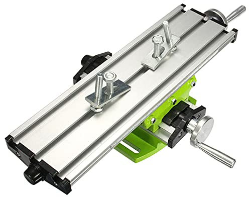 Funien Perceuse à Colonne d'établiMini Table Multifonction, Mini fraiseuse Multifonction de précision, perceuse d'établi, Fixation d'étau, Table de Travail