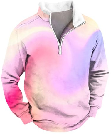 Motorradbekleidung Gebraucht Hoody Damen Männer Geschenke Jacke Ohne Ärmel Herren Sport Männer Geschenk Ugly Christmas Sweater Men Schulterfrei Langarm Bäuchlein Wickel(Pink,M)