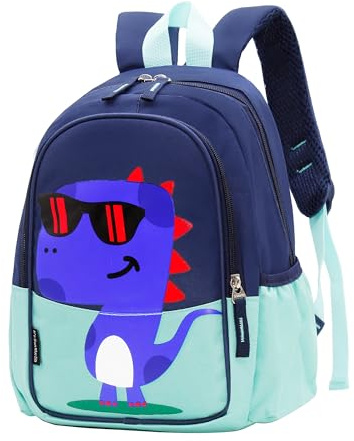 CHERUBIC 12 Inch Toddler Backpack Waterproof Cute Cool Small Preschool Backpack Cartoon Bag For 2-3 Years Boys Girls