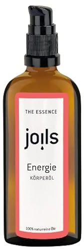 JOILS® Körperöl ENERGIE, 100ml, anregende Duftkomposition aus naturreinen Ölen, geeignet für Massage & Pflege der Haut