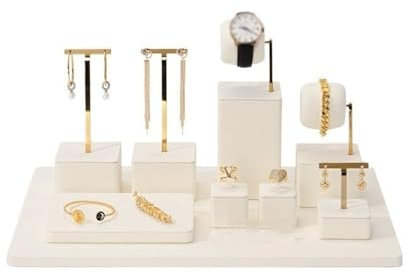 XXAD553TY Schmuckständer Mode Licht Luxus Schmuck Uhr Display Requisiten Schmuck Ring Ohrringe Anhänger Halskette Display Stand Schmuck Display