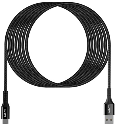 5M USB auf USB-C Kabel Lang 3.1A Schnellladekabel USB C für Samsung Galaxy S22 S21 S20 S10 S9 S8 Plus, Huawei P30/P20/P10, Google Pixel, Sony Xperia