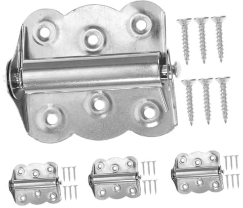 OSALADI 4pièces Charnières à Ressort Acier Pour Charnières à Fermeture Automatique Pour Et Écrans Avec Vis Accessoires Pour Et Bijoux