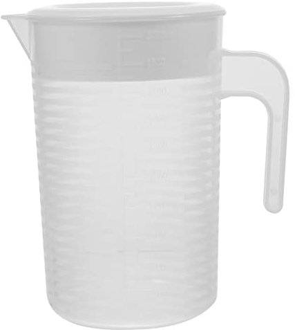 Gatuida Kaltwasserkrug Mit Skala Und Griffdesign Großer Teebehälter Aus Hochwertigen Materialien Praktischer Wasserkrug Für Kalten Tee Zitronensaft Getränke Und Mehr