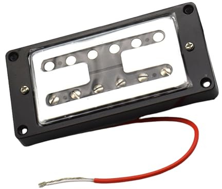Bassgitarren-Zubehör, Doppelspulen-Gitarren-Tonabnehmer, professionell, für Musikstile, 6 Saiten, offener Tonabnehmer für E-Bassgitarre