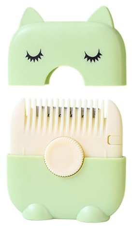 yybng Pettini Rasoio Per Taglio Capelli, Rifinitore Doppie Punte, Accessorio Doppia Faccia Per Frangia Bambini Adulti Ragazze Donne Viaggio