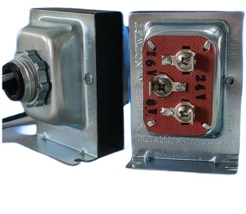 HOHOVYVY Einphasiger Türglocken-Stromtransformator mit 10VA/20VA/30VA/40VA Leistung, mehrfachen Ausgangsspannungen 8V/16V/24V, Metallgehäuse, für Haus- und Industrieanwendungen(20VA)