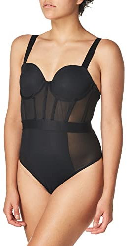 DKNY Damen Trägerloser Body BH