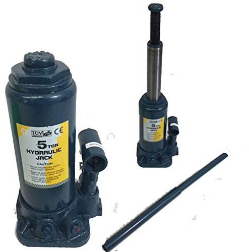 5Ton Heavy Duty Hydraulic Bottle Jack Lifting Ram Car Van Truck Caravan CE
