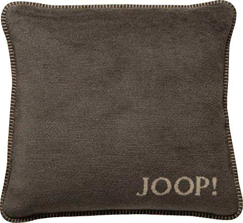 Joop, Kissenhülle Uni Doubleface Kastanie-Cashew Baumwolle/Polyacryl, Maße: 50cm x 50cm, 754684