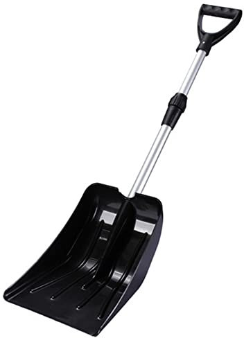 Pala da neve pieghevole portatile Emergenci, pala da neve con manico regolabile da 70-90 cm