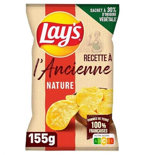 LAY'S - Juego de 4 fichas naturales (155 g)