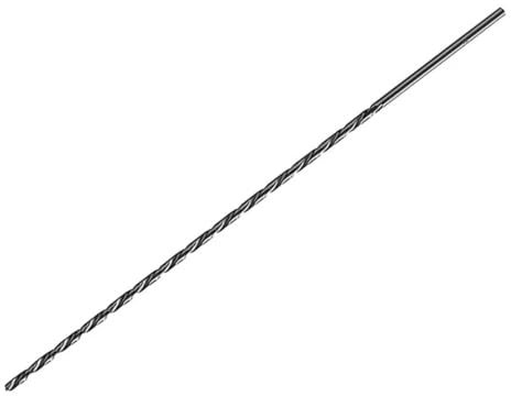 FRAOMHFW 1pc 200mm Auger Drill Bits Extra Long HSS 2-10mm Round Shank Double Groove Bit For Metal Wood Drilling Impact Drills Accessories(6.5x200mm)