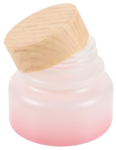 TOVINANNA 50g Petit Pot à Crème Verre Avec Couvercle Contenant Pour Échantillons Cosmétiques Pots De Voyage Pour Lotion