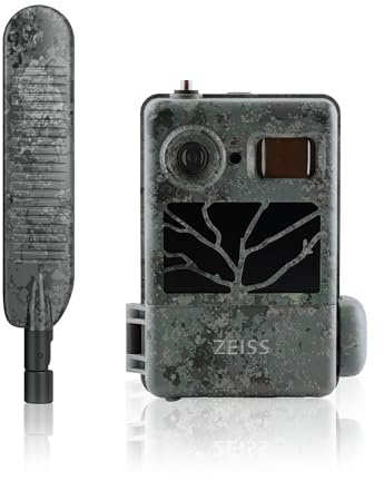 Zeiss Secacam 3-2er Pack - 4G Premium Wildkamera mit Handyübertragung App, SIM-Karte, 32 GB interner Speicher, 940 nm LEDs, APP-Steuerung, Bewegungsmelder Nachtsicht