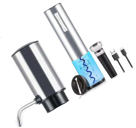 Verser le vin automatique sous vide bouchon de vin tire-bouchon électrique efficace texture acier inoxydable pour les amateurs de vin