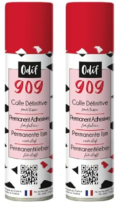 909 Colla permanente per tessuto – incollaggio permanente tutti i supporti lotto di 2-250 ml
