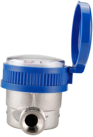 Operitacx Compteur Eau De Type e à Rotor Mécanique Pour Eau Froide Avec Affichage Numérique Aiguilles Précision