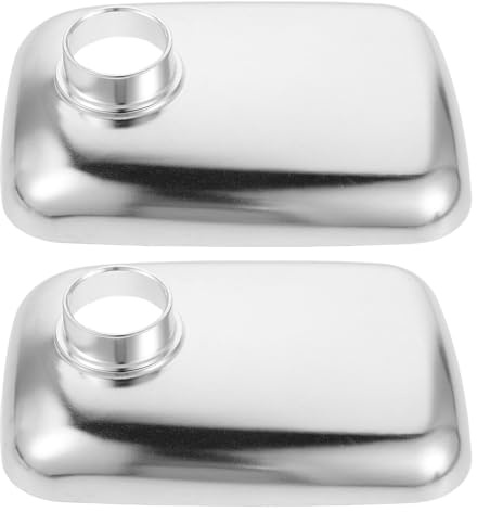 TOKIDNY 2 Bandejas para Picadora de Carne de Aleación de Aluminio Accesorios para Embutidos Bandejas de Alimentación Resistentes y Fáciles de Limpiar Repuestos para Picadora Doméstica