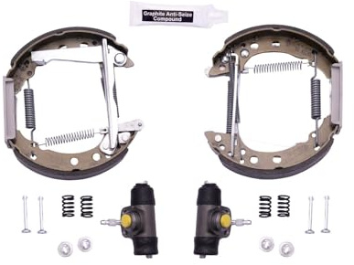 HELLA 8DB 355 003-741 Bremsbackensatz - R0245 | Kompatibel mit: AUDI 80 B2 Stufenheck, SEAT AROSA, VW LUPO I, PASSAT B2, PASSAT B2 Stufenheck, POLO CLASSIC, SANTANA