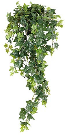 Artificielles.com - Hiedra artificial en maceta, follaje denso L 85 cm, D 35 cm