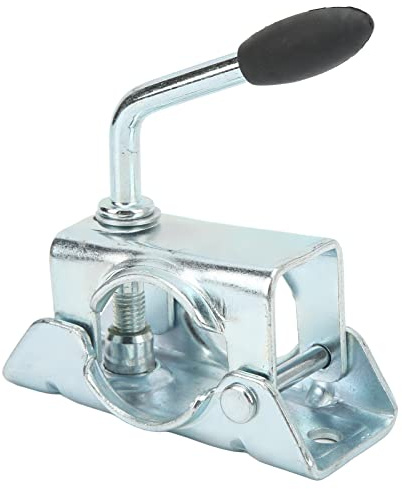 FOLOSAFENAR Stützrad Stützenhalterung , rostfrei , 48 mm/1 , 89 Zoll Klemme , Geteilte Befestigungshalterung , praktisch , hochfest , für Wohnmobile und Anhänger