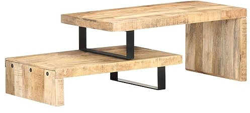 GuyAna 2-TLG. Couchtisch-Set Massivholz Mango Couchtisch Klein Wohnzimmer Tisch FüR Couch