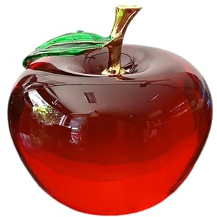 Raxove Kristall-Glas-Apfel-Ornament, Briefbeschwerer, Statuen-, Tischstatuen-Weihnachtsschmuck, Hochzeitsaufsätze, Handwerk, Figuren