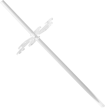 Fukamou Stielhalter für Pflanzen,Pflanzenstielhalter, Transparente Pflanzenstützpfähle aus Acryl, Kletterpflanzenstütze, Pflanzenstützklammern für Orchideenrosen, Blumen, Gemüse, Weinreben, Pflanzen