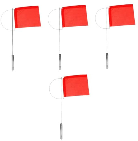 Sosoport 4pièces Drapeau De Direction Vent pour Bateau Indicateur Et Pratique Accessoire De Décoration Extérieure