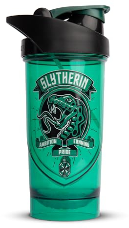 Shieldmixer Hero Pro Classic Shaker Slytherin - Botella para fitness (sin BPA, 700 ml), color verde