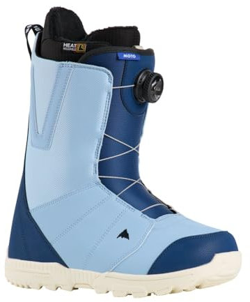 Burton Boa Nightfall Dusty Blue - Botas de snowboard para hombre, talla 44.5, color azul