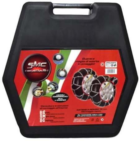 Catene da Neve OMOLOGATE O-Norm TUV SMC 16mm per Pneumatici GOMME 215/60 R 18