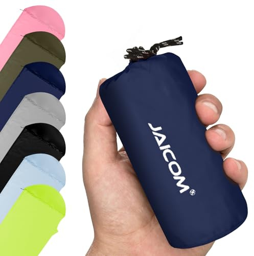 JAICOM Sacco a Pelo, Sacco Lenzuolo da Viaggio Ultraleggero, 100% Nylon di Alta qualità, Morbido e Confortevole (150g), Ideale per Backpackers, Campeggio, Ostelli, Hotel e Viaggi Estivi