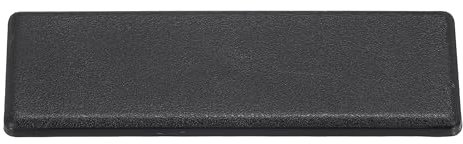 sourcing map Tappo terminale per estrusione in alluminio rettangolare in plastica standard, nero, 30 x 90 mm, 12 pezzi