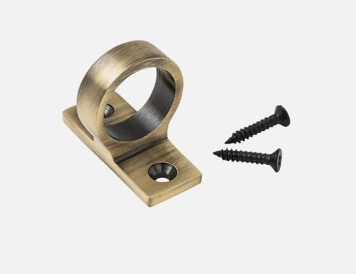 Solid Brass Sash Window Ring Pull Lift – Antique Brass & Other Finishes (Antique Brass) | Solid brass ring pull in an antique brass finish